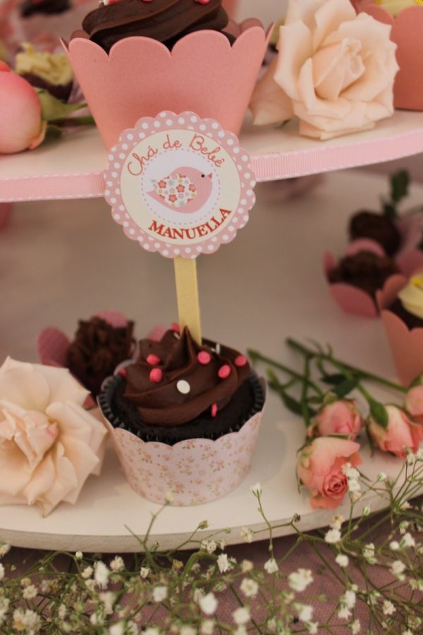 Chá de Bebê Passarinhos e Flores