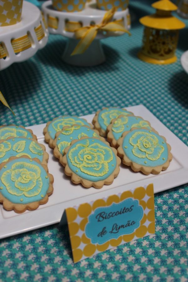 Festa 70 Anos: Amarelo e Azul Tiffany