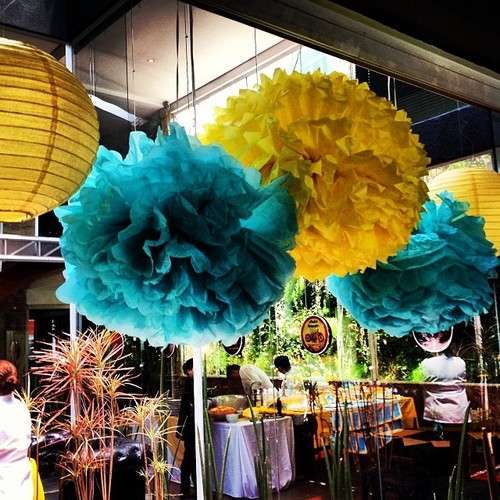 Festa 70 Anos: Amarelo e Azul Tiffany