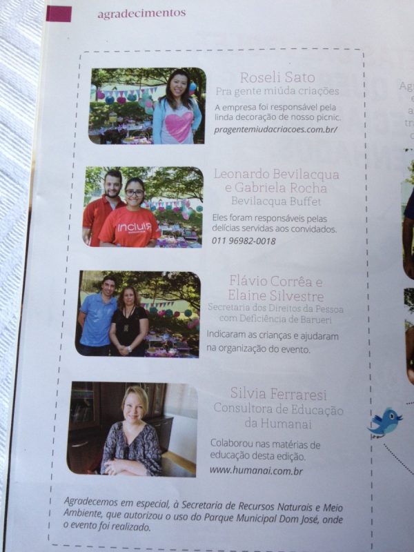 Picnic de 5 anos da Revista Incluir