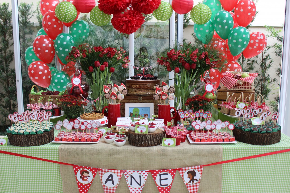 Festa Chapeuzinho Vermelho a partir de