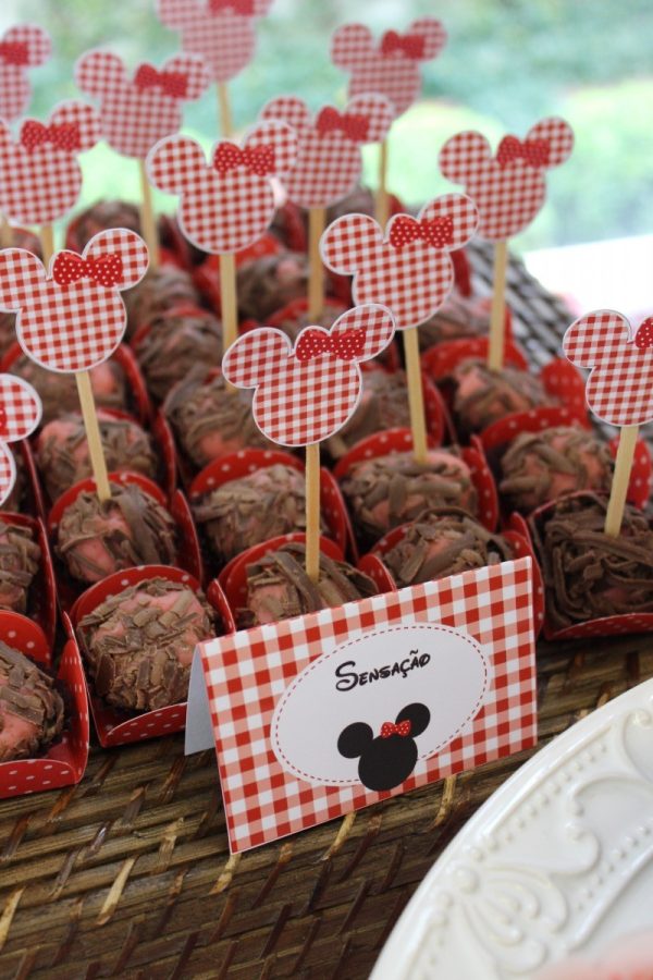 Picnic Minnie Vermelha