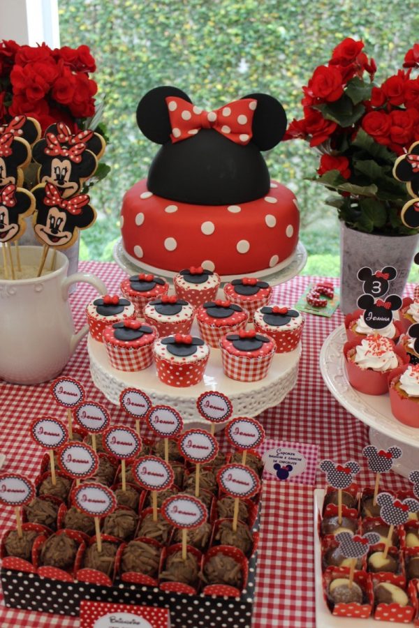 Picnic Minnie Vermelha