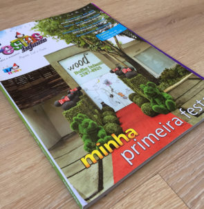 Matéria na revista Festas Infantis