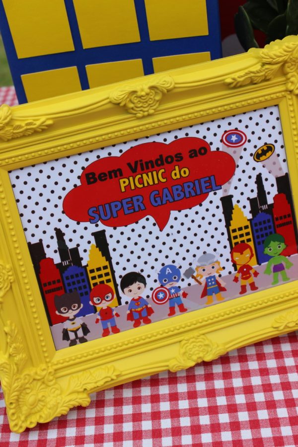 Picnic Super Heróis