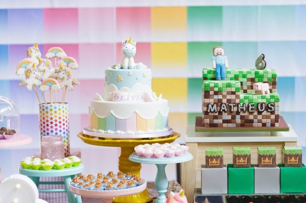 Festa Unicórnio + Minecraft