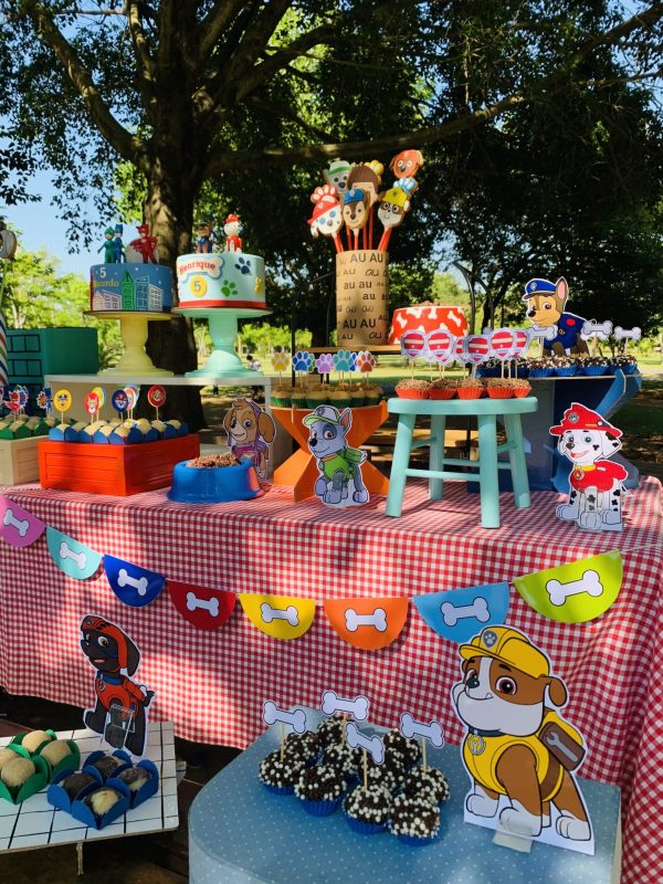 Picnic Patrulha Canina e PJ Masks