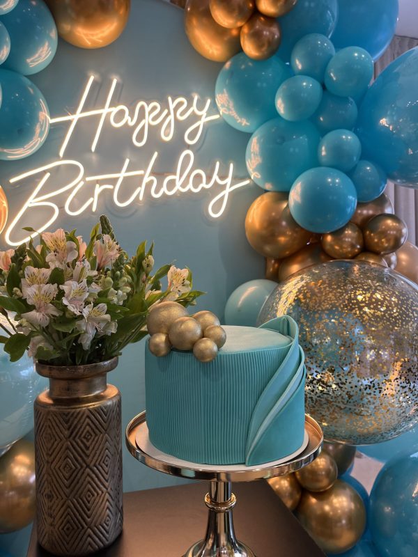 Festa Tiffany e Dourado