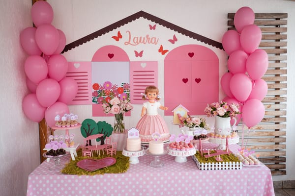 Festa Casa de Boneca, releitura de uma festa dos anos 80